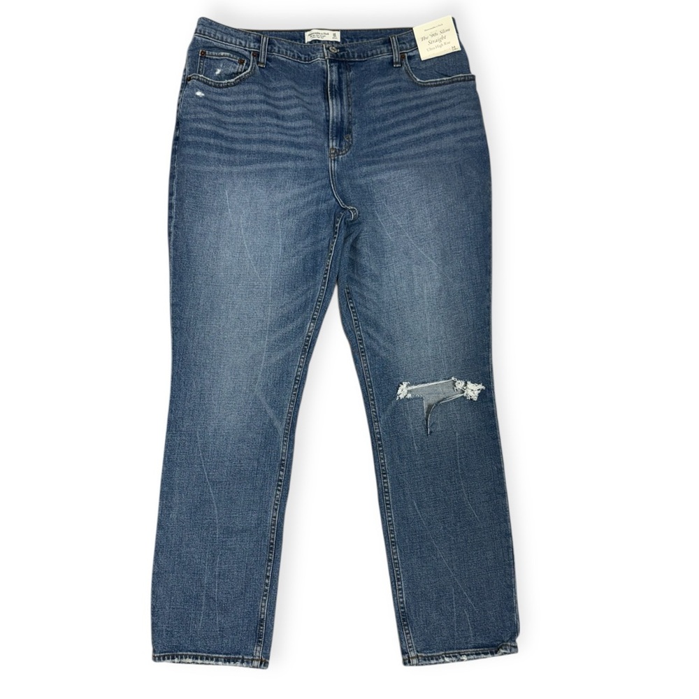 ABERCROMBIE & FITCH
Ultra High Rise 90s Slim Straight Jean Size 34/18R